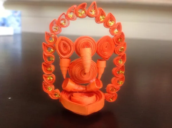 Quilled Ganesha
