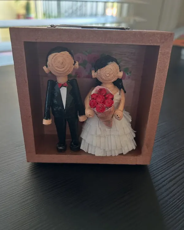 Quilled Couple